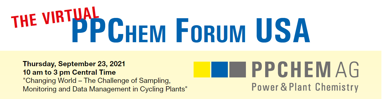 The Virtual PPCHEM FORUM USA 2021